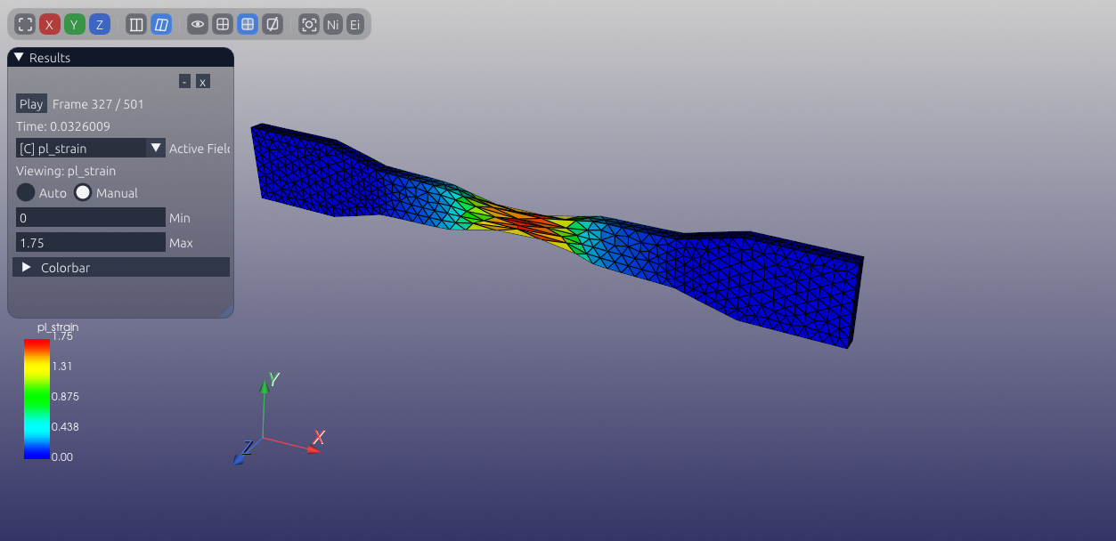 3D tensile test benchmark image.